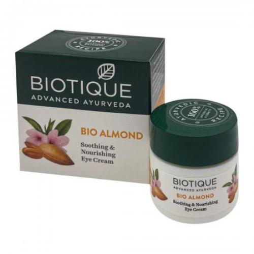         , BIO ALMOND Soothing & Nourishing Eye Cream Biotique 15 .